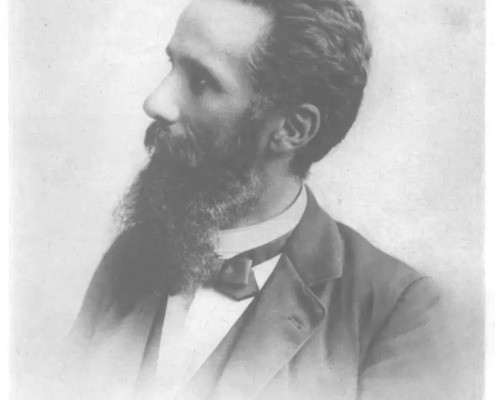 Galileo Ferraris, immagine Immagine fotografica dello scienziato italiano Galileo Ferraris, scopritore del campo magnetico rotante.