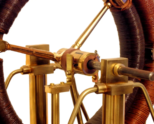 Motore elettrico di Elias, 1842 - Dettaglio commutatore Dettaglio del commutatore del motore elettrico di Elias, 1842